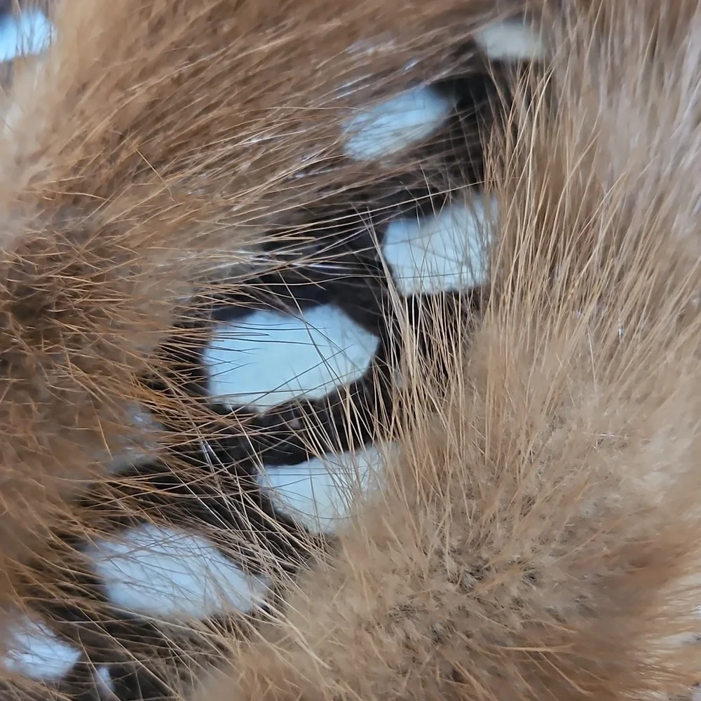 Vintage Fur And Crochet Hat - Picture 5 of 7